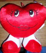 (image for) Valentine's Day Heart Shaped Pillow Girl Heart - Click Image to Close